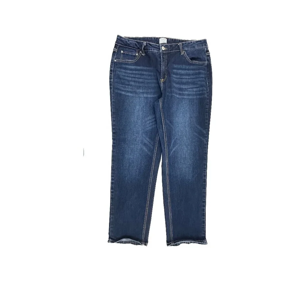 Time And Tru Straight Leg Women's size 16 Dark Wash Blue Denim jeans